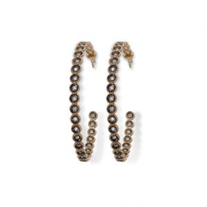 EARRINGS CREOLE TORSADE