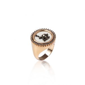 RING CHEVALIERE FROG